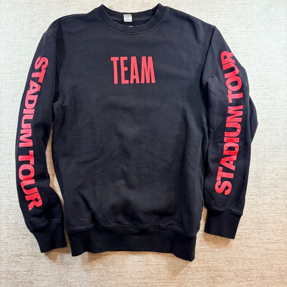 Justin Bieber Purpose Stadium Tour 2017 Black Long Sleeve T-Shirt XS Concert